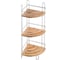 Трехъярусная полка Рыжий кот BAMBOO-05 угловая 195x195x485 см 101247 5