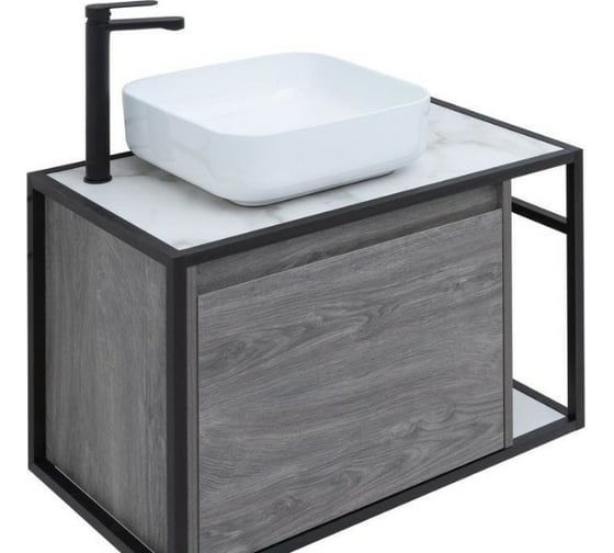 Тумба Aquanet Nova Lite LOFT 75 L цвет дуб рошелье 00261654