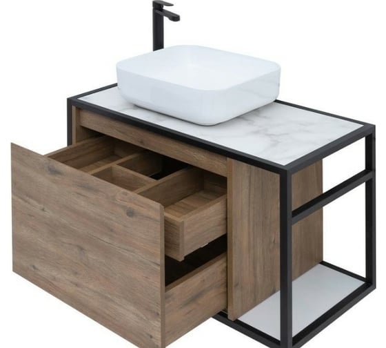 Тумба Aquanet Nova Lite LOFT 75 L цвет дуб рустикальный 00261658