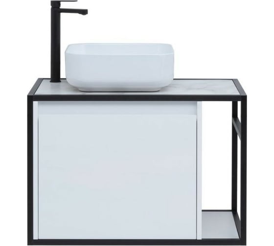 Тумба Aquanet Nova Lite LOFT 90 L цвет белый глянец 00261652