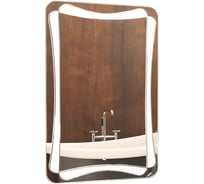 Влагостойкое зеркало Azario Agat с подсветкой и гравировкой CS00063647 63647