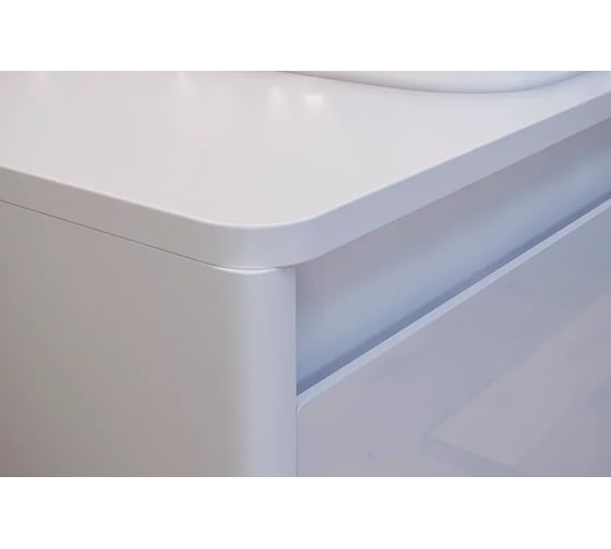 Столешница Velvex Klaufs 60 без отверстий, МДФ-HPL, белая StKLA.60.MH-216.616