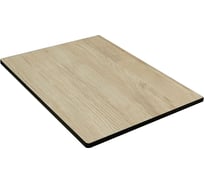 Столешница Velvex Klaufs 90 без отверстий, МДФ-HPL, черная/шатанэ StKLA.90.MH-217.617