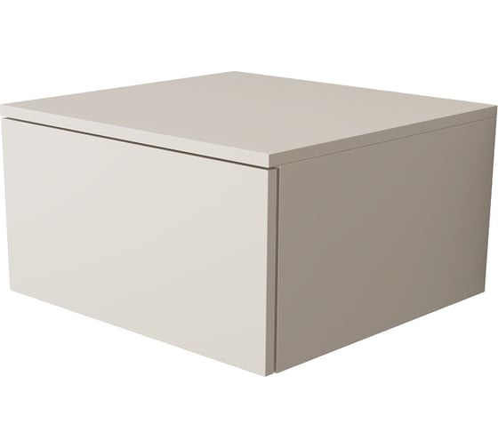 Подвесная тумба Velvex Unique Unit 50, высота 27, выдвижной ящик, шёлк шампань tpUNI.50.H27.Y-221