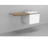 Столешница Velvex Klaufs 120х60 без выреза, тумба справа, МДФ-HPL StKLA.120.60.TP.MH217.617 2