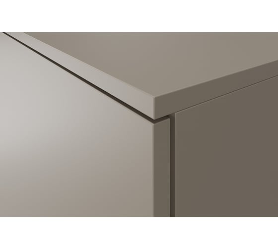 Подвесная тумба Velvex Unique Unit 80, высота 27, выдвижной ящик, бежевый шёлк tpUNI.80.H27.Y-215