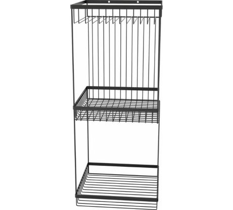 Полка для ванной комнаты FORA тройная "CONNECT" FOR-DIM093B