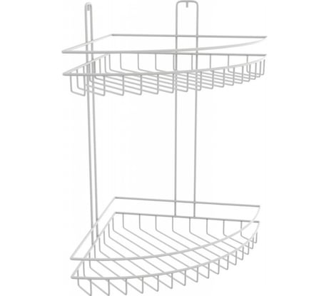 Полка для ванной комнаты FORA двойная "MASTO" FOR-DIM152W