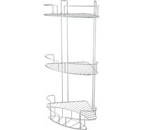 Полка для ванной комнаты FORA тройная "BALCONY"