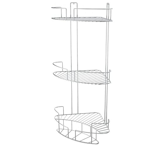 Полка для ванной комнаты FORA тройная "BALCONY"