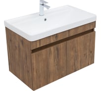 Тумба Aquanet Оптима 80 цв. дуб рустикальный (344797) 00344797