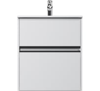 База под раковину универсальная AM.PM Sense, 60 см, 2 ящика, цвет: белый глянец M7BFUX0602WG