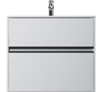 База под раковину универсальная AM.PM Sense, 80 см, 2 ящика, цвет: белый глянец M7BFUX0802WG