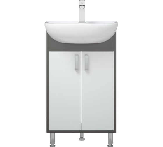 Тумба orozo "Спектр 50 М", серая, Уют 50, Элегия 50, Эрика 55 CSD-00001290