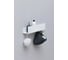 Полка Aquanet Магнум Н 500x120x100, с крючками, белый матовый 341539 00341539 4