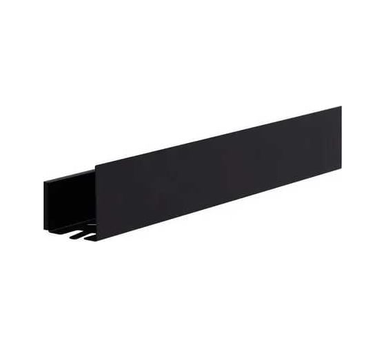 Полка Aquanet Магнум Н 500x120x100, с крючками, черный матовый, 341533 00341533