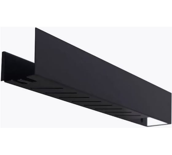 Полка Aquanet Магнум Н 700x120x100, с крючками, черный матовый, 341534 00341534