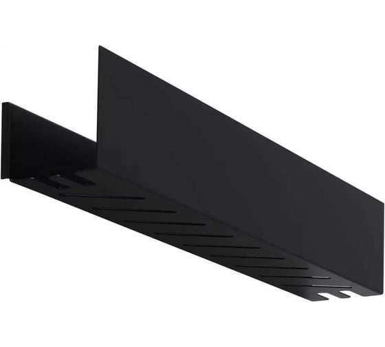 Полка Aquanet Магнум Н 600x120x100, черный матовый 341532 00341532