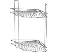 Полка для ванной комнаты FORA двойная "SHELL" FOR-DIM022