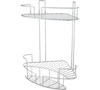Полка для ванной комнаты FORA двойная "BALCONY" FOR-DIM102