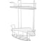 Полка для ванной комнаты FORA двойная "BALCONY" FOR-DIM102 1