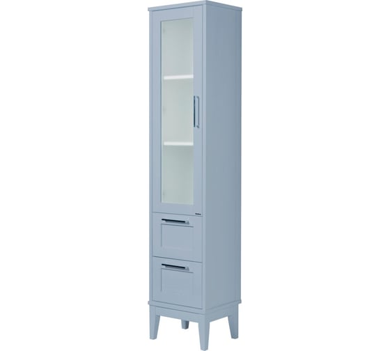 Колонна ValenHouse ЭЙВОРИ-400L, ясень, серая, ручки хром AV40_КCL