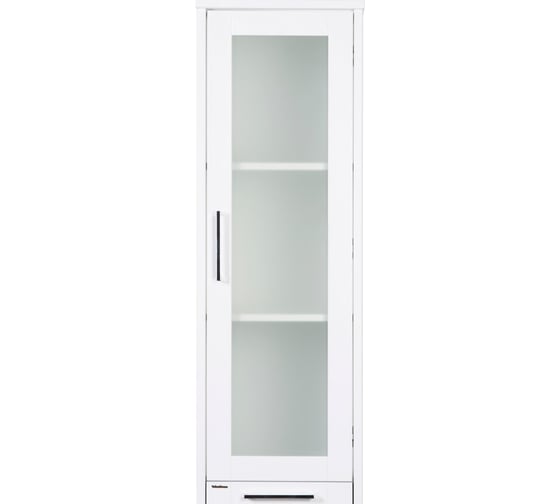 Колонна ValenHouse ЭЙВОРИ-400R, ясень, белая, ручки хром AV40_КБR