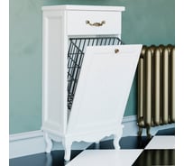 Комод ValenHouse Лиора-40 корзина, белый, ясень, ручки бронза L40_KDББ