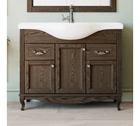 Напольная тумба ValenHouse ЭЛЛИНА-105, ясень, Кальяри, ручки хром E105_ТКХ