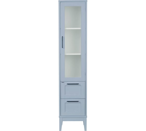 Колонна ValenHouse ЭЙВОРИ-400R, ясень, серая, ручки хром AV40_КCR