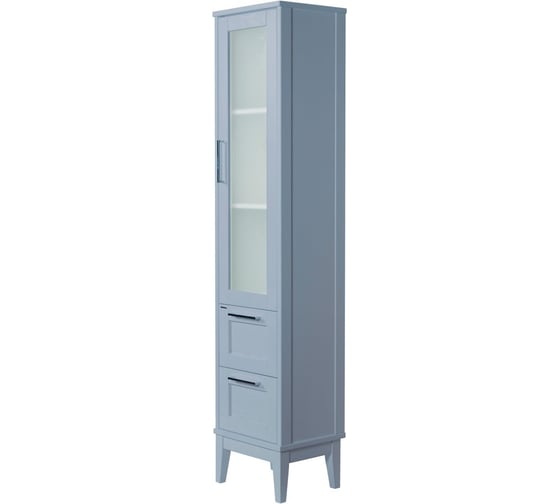 Колонна ValenHouse ЭЙВОРИ-400R, ясень, серая, ручки хром AV40_КCR