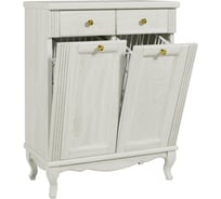 Комод ValenHouse Лиора-65 две корзины, слоновая кость, ясень, ручки золото L65_2КKDСЗ