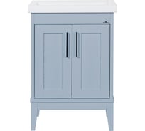 Напольная тумба ValenHouse ЭЙВОРИ-60, ясень, серая, RAL 7040 AV60_ТC