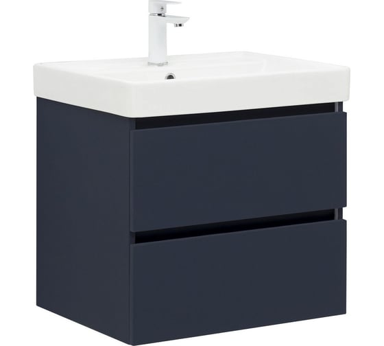 Тумба Aquanet Вега 2.0 60 2 ящика, цв.маренго (337947) 00337947