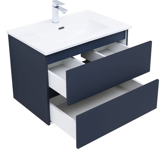 Тумба Aquanet Вега 2.0 70 2 ящика, цв.маренго (337948) 00337948