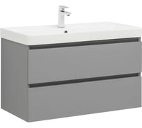 Тумба Aquanet Вега 2.0 90 2 ящика, цв.мисти грин (337962) 00337962