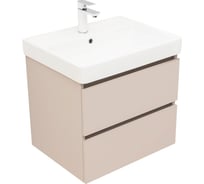Тумба Aquanet Вега 2.0 60 2 ящика, цв.бежевый (337941) 00337941