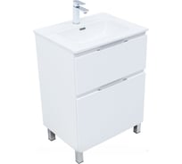 Тумба Aquanet Алвита new 50 напольная 2 ящика, цв. белый матовый (344131) 00344131