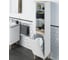 Пенал Vitra Sento 40см, корзина для белья, матовый белый, лев 60854 2