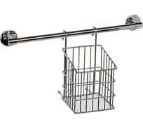 Корзина для рейлинга Аквадекор STICK 12х17х20 см, металл/хром ATR-5007