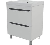 Тумба для ванной MIXLINE Лайн-60 2 ящика под раковину Fest-60 Sanita Lux ПВХ 555470