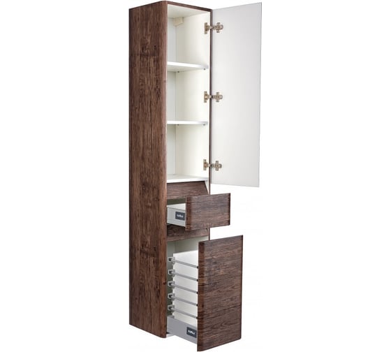 Универсальная колонна Style Line Атлантика 35 L с корзиной, Люкс старое дерево, PLUS X2749380