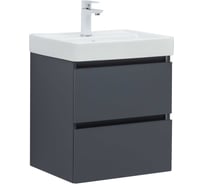 Тумба Aquanet Вега 2.0 50 2 ящика, маренго (337946) 00337946