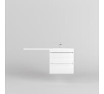 Тумба подвесная Style Line Даллас ЛЕОН 120, Люкс белая, PLUS X2750402