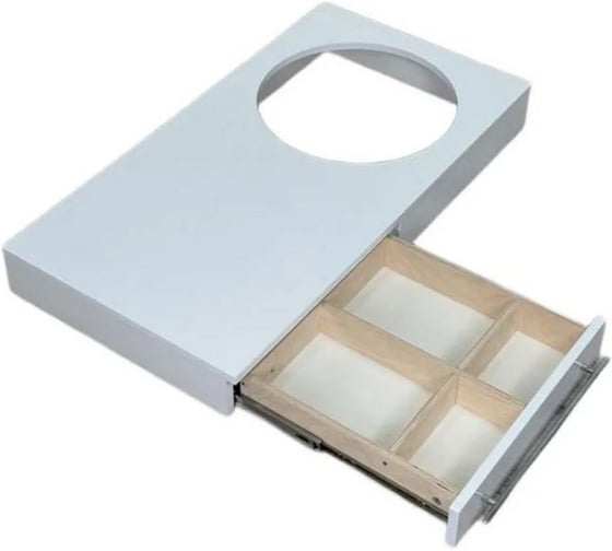 Столешница ALAVANN Cosmetic 90 (ум. Art Inside) белый ALV0707001