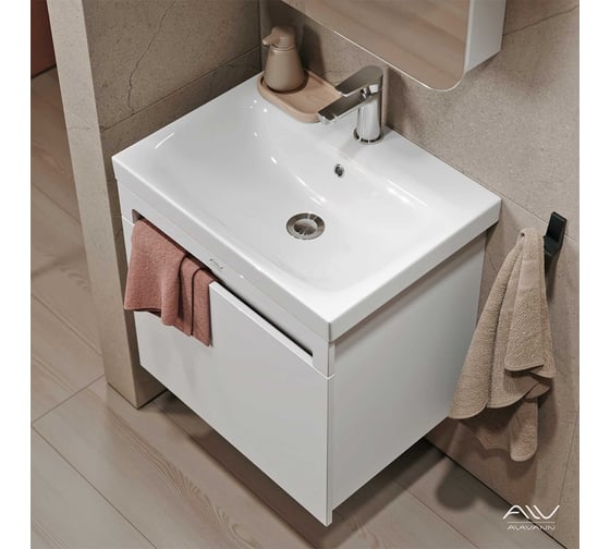 Тумба ALAVANN "Cosmetic 60" (ум. Moduo 60) белый ALV0710001