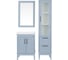 Зеркало ValenHouse ЭЙВОРИ-60, ясень, серое, RAL 7040 AV60_ЗС 2