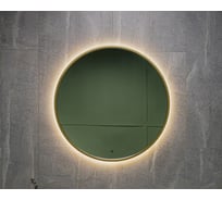 Зеркало с подсветкой Art&Max ASTI AM-Ast-800-DS-FNC-Gold