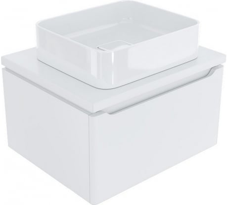 Тумба для ванной MIXLINE Виктори-60 Софт белый, под умывальник Джой-46, Триумф-56, Ringo-53 MIXLINE 547198