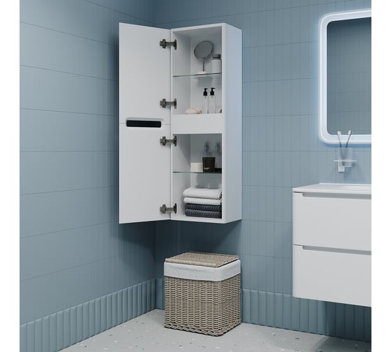 Пенал подвесной IDDIS Edifice 35 см, белый, EDI35W0i97